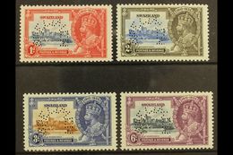 1935  Silver Jubilee Set, Perforated "Specimen", SG 21s/24s, Very Fine Mint. (4 Stamps) For More Images, Please Visit Ht - Swaziland (...-1967)