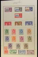 1935-1947 SPECIMENS.  1935 Jubilee, 1937 Coronation, 1938 KGVI And 1947 Royal Visit Sets (SG 21s/38s & 42s/45s), All Per - Swaziland (...-1967)