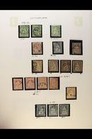 1854-1975 EXTENSIVE COLLECTION IN AN ALBUM  A Valuable Mint And Used Collection Which Includes 1854-62 Imperf Strubels U - Altri & Non Classificati