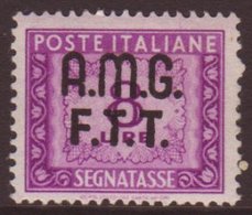 ZONE A  POST DUE 1947-49 8L Lilac, Sass 11, NHM. For More Images, Please Visit Http://www.sandafayre.com/itemdetails.asp - Altri & Non Classificati