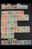 1952-71 COLLECTION  With 1954, 1960 And 1961 Definitive Sets Lightly Hinged, 1963 Resettlement Set Nhm, 1971 Surcharges  - Tristan Da Cunha