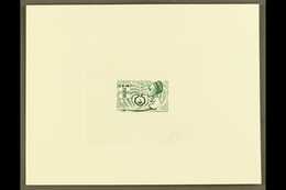 1969 SIGNED SUNKEN IMPERF DIE PROOF  For The 30f Red Cross Issue (Yvert 197, SG 260), Printed In Green On Card, Overall  - Other & Unclassified