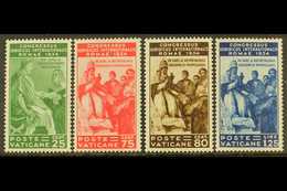 1935  25c To 1.25L Juridical Congress, Top Four Values, Sassone 43/6, Mi 47/50, Superb Never Hinged Mint (4 Stamps). For - Other & Unclassified