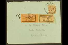 1926-30 POSTAGE DUE ERROR ON COVER  Envelope From Kampala To Zanzibar, Bearing The KUT 1c Brown Tied Kampala Cds, With " - Zanzibar (...-1963)