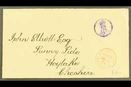 ROYAL HOUSEHOLD COVER  1903 (26 JUN) Stampless Envelope To Cheshire Showing Fine "ERVII" Cypher In Violet With "OFFICIAL - Non Classificati