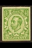 1912  ½d Green IMPERF, SG 346b, Never Hinged Mint For More Images, Please Visit Http://www.sandafayre.com/itemdetails.as - Unclassified