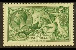 1913  £1 Green Waterlow, SG 403, Mint Lightly Hinged (so Lightly Hinged It Was Previously Purchased As Never Hinged!) Fo - Non Classificati