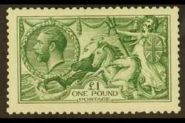 1913  £1 Green Waterlow, SG 403, Mint Lightly Hinged (so Lightly Hinged It Was Previously Purchased As Never Hinged!) Fo - Unclassified