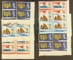 1963  Lifeboat Conference Normal & Phosphor Complete Sets, SG 639/41 & SG 639p/41p, Never Hinged Mint Lower Right Corner - Altri & Non Classificati