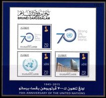 (041) Brunei  UN Jubilee Sheet / Bf / Bloc Nations Unies / Vereinte Nationen ** / Mnh  Michel BL 51 - Brunei (1984-...)