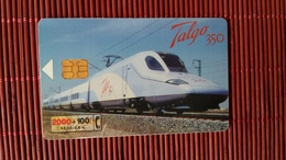 Train Phonecard Spain Used - Trains