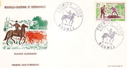 NOUVELLE CALEDONIE - FDC De 1969 N° 357 - Cartas & Documentos