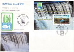 NOUVELLE CALEDONIE - FDC De 1993 Bloc N° 13 - Lettres & Documents