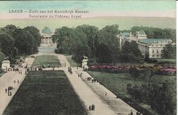 BRUXELLES-LAEKEN -ZICHT VAN HET KONINKLIJK KASTEEL-PANORAMA DU CHATEAU ROYAL - Laeken