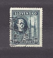 Slovakia Slowakei 1939 Gest ⊙ Mi 47 Sc 39 J. Murgas. SLOVENSKO. - Used Stamps