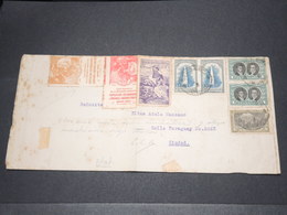 ARGENTINE - Enveloppe Pour Ciudad En 1910 , Vignettes D 'exposition De Buenos Aires - L 14444 - Cartas