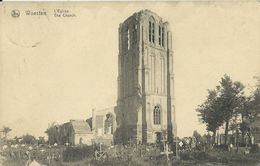 Woesten    L'Eglise  -  Met Kerkhof   -   1923   -   Militaria - Vleteren