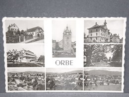 SUISSE - Carte Postale Multivue De Orbe, Voyagé Vers La Belgique En 1942 Avec Contrôle Postal Allemand - L 14451 - Orbe