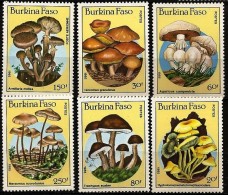 BURKINA FASO CHAMPIGNONS, CHAMPIGNON, MUSHROOM, Setas YVERT N° 850/52. MNH, Neuf Sans Charniere - Mushrooms