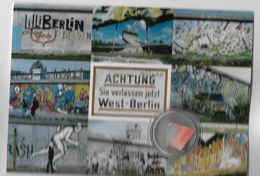 BERLINO MURO Con Frammento Muro Berlin Wall With Fragment Wall - Berliner Mauer