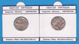 GRECIA ANTIGUA  AMPURIAS  (GIRONA)  EMPORITON  DRACMA Réplica En Plata SC/UNC  Réplica  T-DL-11.434 - Counterfeits