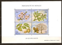 Monaco 1993 Yvertn° Bloc 60 *** MNH Cote 13,25 Euro Flore L' Amandier - Blocks & Sheetlets