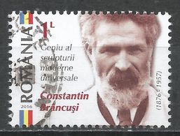 Romania 2016. Scott #5775 (U) Constantin Brâncusi (1876-1957), Sculptor - Gebruikt