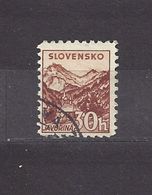 Slovakia Slowakei 1940 Gest ⊙ Mi 75 Sc 49 Mountains Tatra. SLOVENSKO. Wasserzeichen  Watermark. C1 - Oblitérés