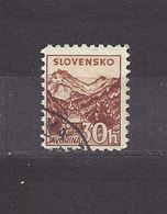 Slovakia Slowakei 1940 Gest ⊙ Mi 75 Sc 49 Mountains Tatra. SLOVENSKO. Wasserzeichen  Watermark. C1 - Usati