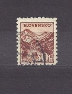 Slovakia Slowakei 1940 Gest ⊙ Mi 75 Sc 49 Mountains Tatra. SLOVENSKO. Wasserzeichen  Watermark. C2 - Used Stamps