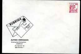 Bund PU112 B2/001 Privat-Umschlag RUBRIGA Bremen 1978 - Enveloppes Privées - Neuves