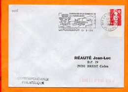 REUNION, La Possession, Flamme SCOTEM N° 11146, Centenaire De La Commune - Mechanical Postmarks (Advertisement)