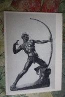 Old Postcard Zsigmond Kisfaludi Strobl "ARCHER"  - USSR  - ARCHERY CHAMPION -  1958 - Tiro Al Arco