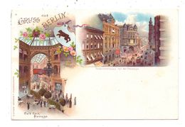 1000 BERLIN, Lithographie, Cafe Keck, Passage Friedrichstrasse, Ca. 1905 - Mitte