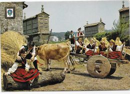 España - Trajes Típicos De La Galicia,  Y Graneros De Trigo. - Europe