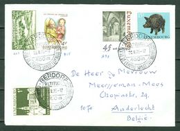 Luxembourg  Brief/lettre Berdorf 23.8.1975 - Anderlecht ( België/Belgique) - Storia Postale