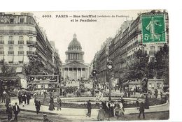 Paris  Rue Soufflot Et Le Panthéon - Pantheon