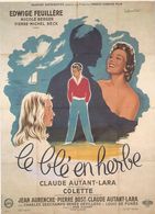 Carte Postale D'artiste / Movie Star Postcard - Affiche : Le Blé En Herbe (#9576) De Claude Autant-Lara - Afiches En Tarjetas
