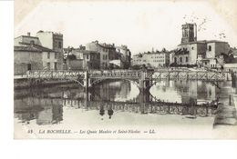 La ROCHELLE   Les Quais Maubée Et St Nicolas Année 1915 - La Rochelle