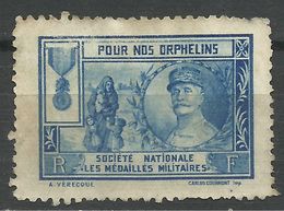 POUR NOS ORPHELINS , Société Nationale , Les Médailles Militaires - Military Heritage