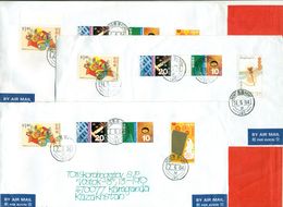 Hong Kong 2004. Tree Envelopes Passed The Mail. Airmail. - Other & Unclassified