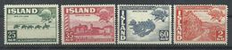 ISLANDIA  YVERT  220/23  MNH  ** - Unused Stamps