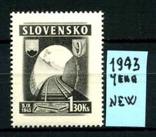 SLOVACCHIA - SLOVENSKO - Year 1943 - Nuovo - New - Fraiche - Frisch - MNH** - Unused Stamps