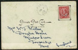 RB 1200 -  1905 Postcard - Virden Canada To Tonbridge Kent - Scarce Hargrave Manitoba Postmark - Storia Postale