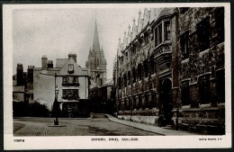 RB 1200 -  Early Real Photo Postcard - Oriel College Oxford - Oxfordshire - Oxford