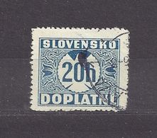 Slovakia Slowakei 1940 Gest ⊙ Mi 15 Sc J 15 Postage Due. Portomarken. SLOVENSKO. - Oblitérés