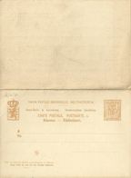 Carte Correspondance - Stationery - Entier Postal - No. 46a Carte Double - Dienstmarken