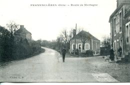 N°4115 A -cpa Pervenchères -route De Mortagne- - Pervencheres