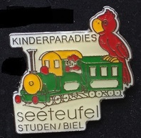 PERROQUET - KINDERPARADIES - SEETEUFEL - STUDEN - BIEL - BIENNE -TRAIN - LOCO - SUISSE - SCHWEIZ - SWISS -    (ROSE) - Other & Unclassified