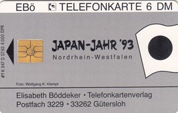 GERMANY - Japan-Jahr 1993 (4) – Geisha , K 0947d-07/93 , 4000 Tirage ,used - K-Series: Kundenserie